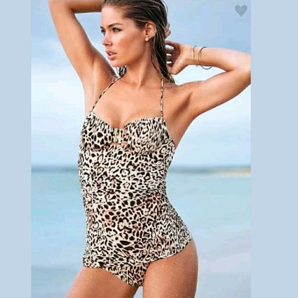 victoria secret leopard monokini